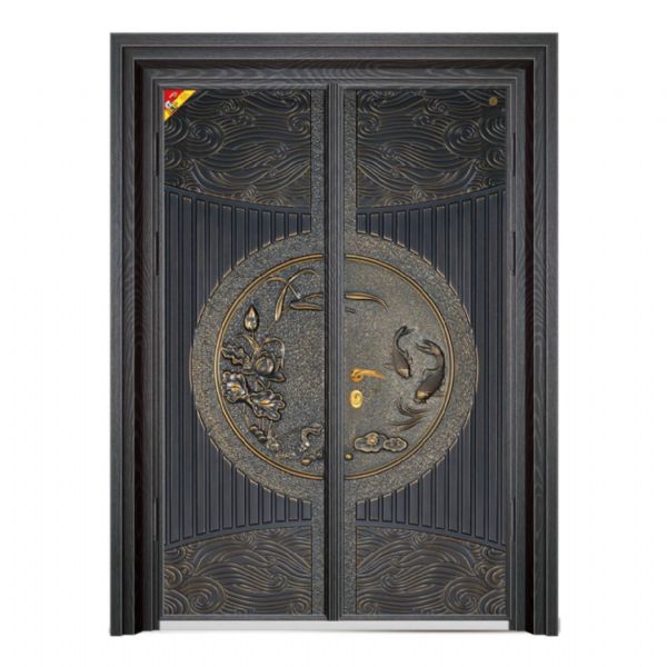 仿鑄鋁卡門(mén)別墅大門(mén)DFX-Y-8038
