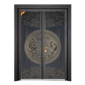 仿鑄鋁卡門別墅大門DFX-Y-8038
