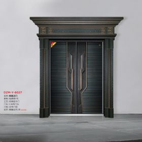 仿鑄鋁卡門別墅大門DFX-Y-8027